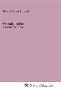 Produktbild: Oberdeutsches Flurnamenbuch