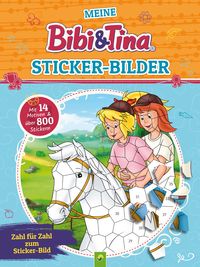 Produktbild: Meine Bibi & Tina Sticker-Bilder - Stickern nach Zahlen