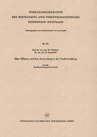 Produktbild: &Uuml;ber Silikone und ihre Anwendung in der Textilveredlung