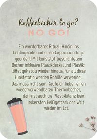 50 Tage ohne Plastik