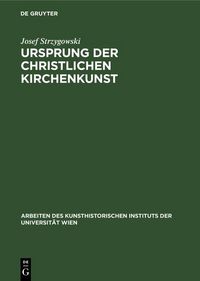 Produktbild: Ursprung der christlichen Kirchenkunst