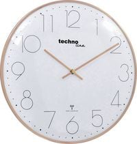 Produktbild: Techno Line WT 8235 gold optik Funk Wanduhr 35mm x 25mm Ros&eacute;gold