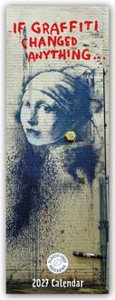 Produktbild: Banksy &ndash; If Graffiti Changed Anything 2027 &ndash; Slimline-Kalender