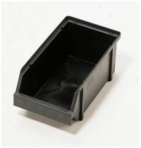 Produktbild: Raaco 109314 ESD Lagersichtbox 4-280 (B x H x T) 125 x 101 x 228mm Schwarz 1St.