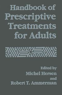 Produktbild: Handbook of Prescriptive Treatments for Adults