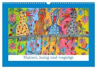 Produktbild: Malerei, lustig und vergn&uuml;gt (Wandkalender 2026 DIN A3 quer), CALVENDO Monatskalender