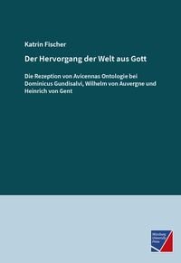 Produktbild: Der Hervorgang der Welt aus Gott