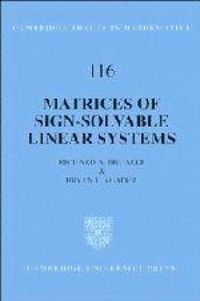 Produktbild: Matrices of Sign-Solvable Linear Systems