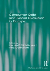 Produktbild: Consumer Debt and Social Exclusion in Europe