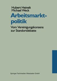 Produktbild: Arbeitsmarktpolitik