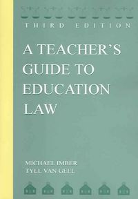 Produktbild: A Teacher's Guide to Education Law: Third Edition