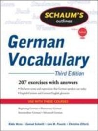 Bild vom Artikel Schaum's Outline of German Vocabulary, 3ed vom Autor Edda Weiss