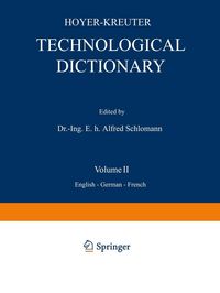 Produktbild: Technological Dictionary