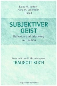 Produktbild: Subjektiver Geist