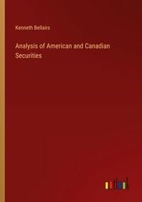 Produktbild: Analysis of American and Canadian Securities