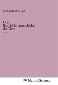 Produktbild: &Uuml;ber Entwicklungsgeschichte der Tiere