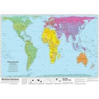 Produktbild: Peters Projection World Map (Flat, rolled)