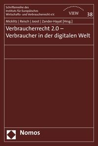 Produktbild: Verbraucherrecht 2.0 - Verbraucher in der digitalen Welt