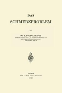 Produktbild: Das Schmerzproblem