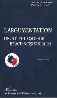 Produktbild: Argumentation: droit, philosphie et sciences sociales