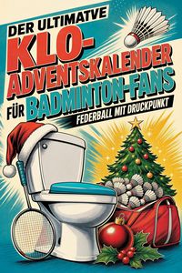 Produktbild: Der ultimative Klo-Adventskalender f&uuml;r Badminton-Fans