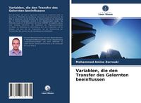 Produktbild: Variablen, die den Transfer des Gelernten beeinflussen