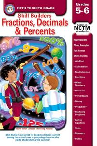 Produktbild: Fractions, Decimals, & Percents, Grades 5 - 6