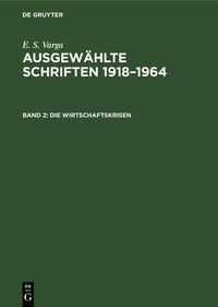 Produktbild: Die Wirtschaftskrisen