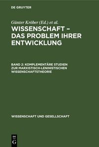 Produktbild: Komplement&auml;re Studien zur marxistisch-leninistischen Wissenschaftstheorie