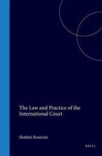 Produktbild: The Law and Practice of the International Court, 1920-1996