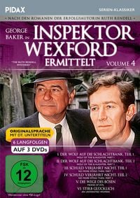 Produktbild: Inspektor Wexford ermittelt, Vol. 4 (The Ruth Rendell Mysteries) / Sechs spannende Langfolgen der legend&auml;ren Krimiserie in Originalfassung mit deutschen Untertiteln (Pidax Serien-Klassiker) [3 DVDs]