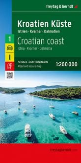 Produktbild: Freytag & berndt Stra&szlig;enkarte Kroatien K&uuml;ste 1:200.000