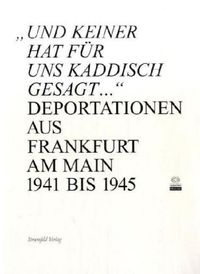 Produktbild: Und keiner hat f&uuml;r uns Kaddisch gesagt ...