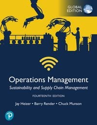 Produktbild: Operations Management: Sustainability and Supply Chain Management, Global Edition