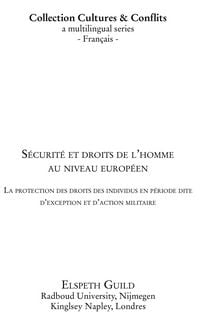Produktbild: Securite et droits de l'homme au niveau europeen - la protec
