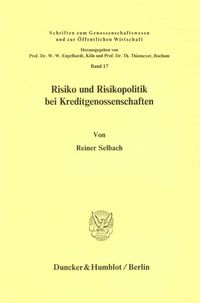 Produktbild: Risiko und Risikopolitik bei Kreditgenossenschaften.
