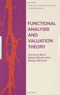 Produktbild: Functional Analysis and Valuation Theory