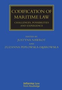 Produktbild: Codification of Maritime Law