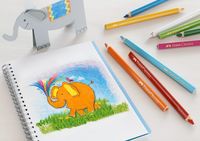 Faber-Castell Buntstifte Jumbo Dreikant 6er