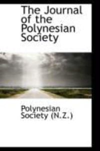 Produktbild: The Journal of the Polynesian Society