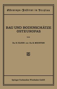 Produktbild: Bau und Bodensch&auml;tze Osteuropas