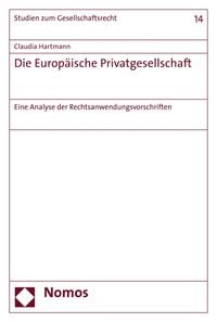 Produktbild: Die Europ&auml;ische Privatgesellschaft