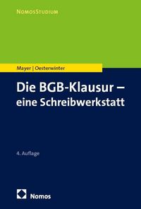 Produktbild: Die BGB-Klausur &ndash; eine Schreibwerkstatt