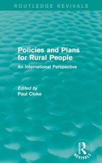 Produktbild: Policies and Plans for Rural People (Routledge Revivals)
