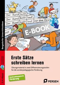 Produktbild: Erste S&auml;tze schreiben lernen - 3./4. Klasse