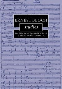 Produktbild: Ernest Bloch Studies