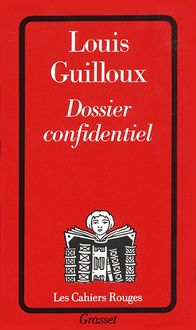 Produktbild: Dossier confidentiel