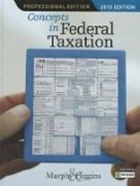 Produktbild: Concepts in Federal Taxation: Professional