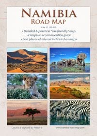 Bild vom Artikel Detaillierte NAMIBIA Reisekarte - NAMIBIA ROAD MAP (1:1.160.000) vom Autor Claudia Du Plessis