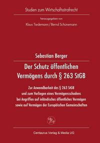 Produktbild: Der Schutz &ouml;ffentlichen Verm&ouml;gens durch &sect; 263 StGB